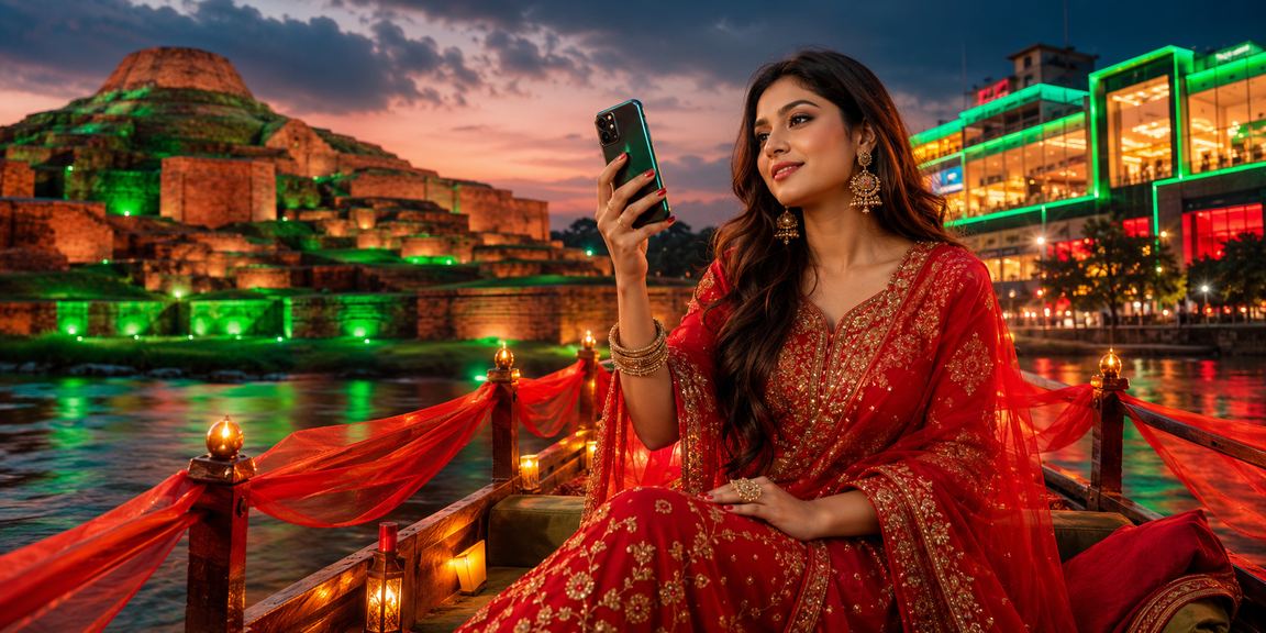 বাংলাদেশের মোবাইল ক্যাসিনো প্লেয়াররা লাল-সবুজ থিমে মজা করছে